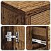 Mobile lavabo da parete Legno antico 35 x 20 x 81 cm - Foto miniatura 4