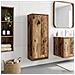 Mobile lavabo da parete Legno antico 35 x 20 x 81 cm - Foto miniatura 5