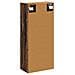 Mobile lavabo da parete Legno antico 35 x 20 x 81 cm - Foto miniatura 4