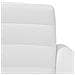 Loveseat con bottoni imbottiti Bianco 116 x 67 x 80 cm Tessuto - Foto miniatura 7