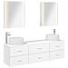 Set di mobili per il bagno 5 pcs Bianco - Foto miniatura 1