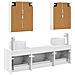 Set di mobili per il bagno 5 pcs Bianco - Foto miniatura 8