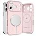 Custodia Rosa In Silicone Magsafe Per Iphone 17 Pro - Foto miniatura 1