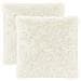 Cuscino con cuscino HEERLEN 2 pz Bianco Fleece PV - Foto miniatura 1