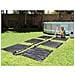 28685 Tappeti per riscaldamento solare 6 pz 1,2 x 1,2 m PVC - Foto miniatura 3