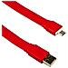 ICOC MUSB-A-FLR - Cavo Flat USB AM a Micro USB M Rosa 1 m - Foto miniatura 1