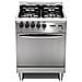 Cucina a Gas C66GVC 4 Fuochi a Gas Forno a Gas Classe A Colore Acciaio Inox Lucidato - Foto miniatura 5
