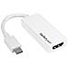 Adattatore USB-C a HDMI - Convertitore USB Tipo-C a HDMI - per MacBook ChromeBook e dispositivi con USB-C - 4k 60hz - Bianco - Foto miniatura 1