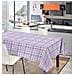 Tovaglia In Cotone Disegno Scozzese Lilla Modello S.v. 140x140 Scozzese Lilla - Foto miniatura 1
