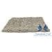 Tappeto Bagno Retro Gommato Antiscivolo Lavorazione Shaggy Modello Passatello 50x80 Dove - Foto miniatura 5