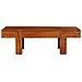 Tavolino da Salotto in Legno Massello 110x60x45 cm - Foto miniatura 2
