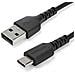 2m Durable Usb 2.0 To Usb C Cable Black Aramid Fiber - Foto miniatura 1
