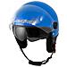 Casco Jet Scooter Moto Omologato Ece 22 Doppia Visiera Parasole Blu Xs - Foto miniatura 5