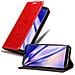 Custodia Compatibile Con Cubot J3 Pro In Rosso Mela - Coperchio Protettiva Con Chiusura Magnetica, Funzione Stand E Tasca Per Le Carte - Foto miniatura 1