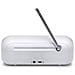 Radio Portatile Tuner 2 DAB / DAB+ / FM Wireless Bluetooth Impermeabile IPX7 Colore Bianco - Foto miniatura 3