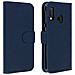 Custodia Galaxy A20e Portacarte Funzione Supporto Cover Silicone - Blu - Foto miniatura 1