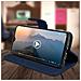 Custodia Galaxy A20e Portacarte Funzione Supporto Cover Silicone - Blu - Foto miniatura 3
