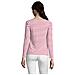 T-shirt Da Donna A Maniche Lunghe A Righe Di Colore E Taglia Rosso S - Foto miniatura 2