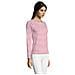 T-shirt Da Donna A Maniche Lunghe A Righe Di Colore E Taglia Rosso S - Foto miniatura 3