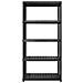 Scaffale A 5 Ripiani Nero 274,5x45,7x185 Cm In Plastica - Foto miniatura 4