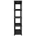 Scaffale A 5 Ripiani Nero 274,5x45,7x185 Cm In Plastica - Foto miniatura 5