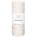 100m Macrame Corda Bianco | Filo Cotone Uncinetto | 5-6 Mm (+-0.5mm) | 15 Strati | Grande Spago Da Cucina Rotolo Spessi Naturali Forte | Decorazione Casa Artigianato Artistico Foto - Foto miniatura 1