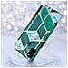 Custodia Compatibile Con Huawei P20 Lite In Marmo Oro Bianco Verde Scuro No. 6 - Coperchio Protettivo In Silicone Tpu Con Motivo A Mosaico - Foto miniatura 4
