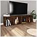 Libreria /mobile Tv Rovere Fumo 36x30x143cm In Legno Multistrato - Foto miniatura 1