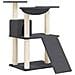 Albero Per Gatti Con Tiragraffi In Sisal Grigio Scuro 83 Cm - Foto miniatura 1