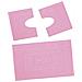 Tappeto Da Bagno Disegno Torino Colore Rosa Par 3pezzi Rosa - Foto miniatura 1