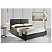 Letto Matrimoniale 180x190 Cm, Con Box Contenitore, Rivestimento In Tessuto Completamente Sfoderabile E Lavabile, Facile Da Assemblare, Made In Italy - Foto miniatura 2