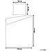 Set Copripiumino In Cotone Satinato 135 X 200 Cm Bianco E Blu Ballard - Foto miniatura 6