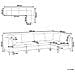 5 Posti Evja Velluto Blu Marino Lato Sinistro - Foto miniatura 5