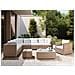 Salotto Da Giardino Rattan Sabbia 8 Posti Xxl - Foto miniatura 1