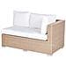 Salotto Da Giardino Rattan Sabbia 8 Posti Xxl - Foto miniatura 5