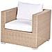 Salotto Da Giardino Rattan Sabbia 8 Posti Xxl - Foto miniatura 8