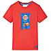Maglietta Da Bambino A Maniche Corte Rossa 104 - Foto miniatura 1
