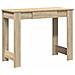 Scrivania Rovere Sonoma 100x45x75 Cm In Legno Multistrato - Foto miniatura 2
