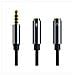 Adattatore Splitter Per Cuffie E Microfono Cb01 Cavo Audio Modello 2 - Foto miniatura 1