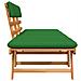 Lusso Casadino -  Panca Da Giardino Cuscini 2-in-1 190 Cm Legno Massello D'acacia - Foto miniatura 7