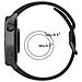 Cinturino Per Orologio In Silicone Per Xiaomi Watch S1 Pro Black - Foto miniatura 4