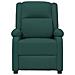 Poltrona Elettrica Reclinabile Verde Scuro In Tessuto - Foto miniatura 3