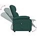 Poltrona Elettrica Reclinabile Verde Scuro In Tessuto - Foto miniatura 6
