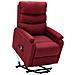 Lusso Casadino -  Poltrona Alzapersona Rosso Vino Tessuto - Foto miniatura 2