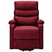 Lusso Casadino -  Poltrona Alzapersona Rosso Vino Tessuto - Foto miniatura 3