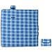 Tovaglia da Picnic Pieghevole A Quadri Blu 200x200 cm Velluto - Foto miniatura 3