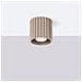 Lampada Da Soffitto Aura 1 Taupe Gu10 Sl. 1814 - Minimalist Lampada A Soffitto Talpa 10x10x10 Cm - Foto miniatura 4