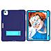 Custodia Per Ipad Pro 5/4/3 12.9” Con Supporto E Alloggiamento Per Stilo Blu - Foto miniatura 4