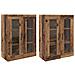 Armadi da Muro 2 pcs Legno vecchio 69.5 x 34 x 90 cm - Foto miniatura 1