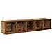 Set di mobili TV 2 pcs Legno antico 37 x 37 x 142.5 cm - Foto miniatura 1